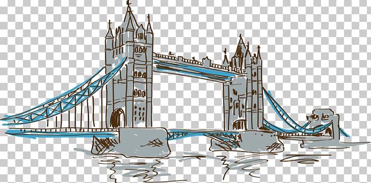 London Bridge Tower Of London Tower Bridge PNG, Clipart, Bridge, Building, Buildings, Cartoon, Croquis Free PNG Download