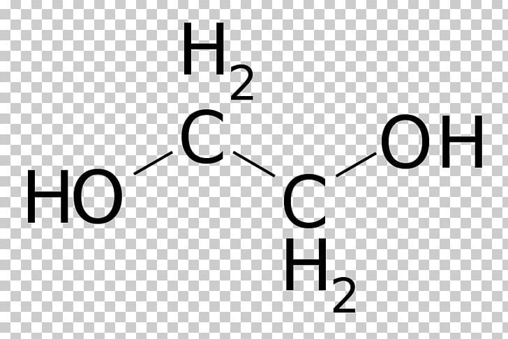 Ethylene Glycol Propylene Glycol Diol Structural Formula PNG, Clipart, 2ethoxyethanol, 23butanediol, Angle, Area, Black Free PNG Download