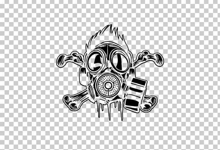 Gas Mask M50 Joint Service General Purpose Mask Headgear Skull And Crossbones PNG, Clipart, Art, Automotive Design, Black And White, Body Jewelry, Bone Free PNG Download