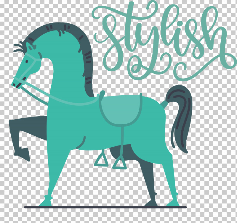Stylish Fashion Style PNG, Clipart, Cartoon, Fashion, Green, Halter, Horse Free PNG Download