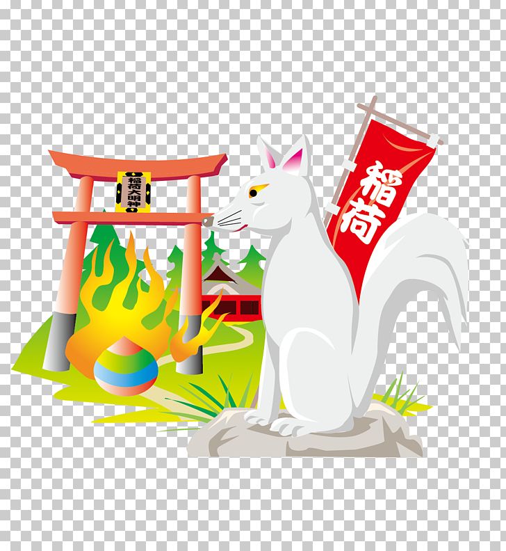 Fushimi Inari-taisha Inari Ōkami Illustration PNG, Clipart, Animals, Arctic, Arctic Fox, Cat, Debris Free PNG Download