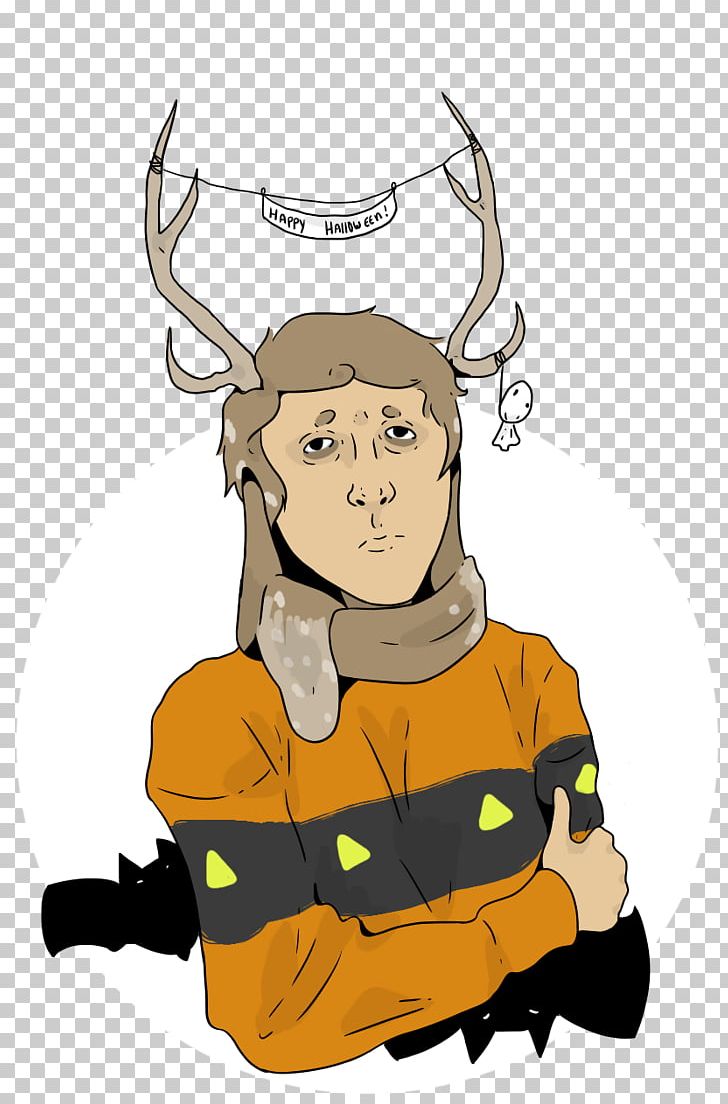 Reindeer Illustration Antler Headgear PNG, Clipart, Antler, Art, Character, Deer, Fiction Free PNG Download