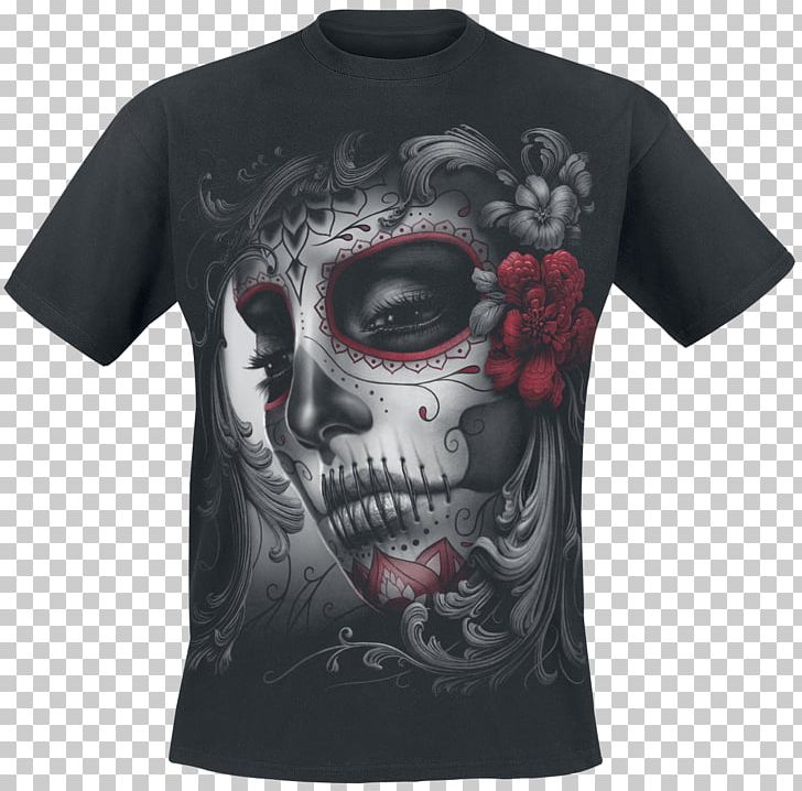 Long-sleeved T-shirt Calavera Skull PNG, Clipart, Active Shirt, Black, Black Clothes, Brand, Calavera Free PNG Download