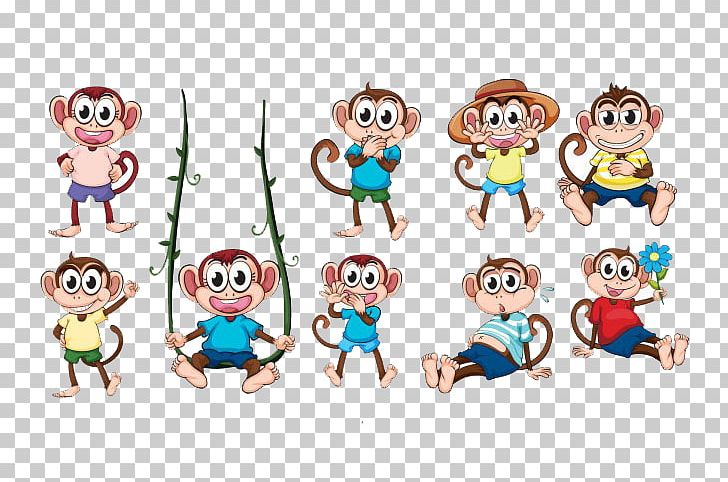 Ape Monkey PNG, Clipart, Animal, Animals, Cartoon, Cartoon Character, Cartoon Cloud Free PNG Download