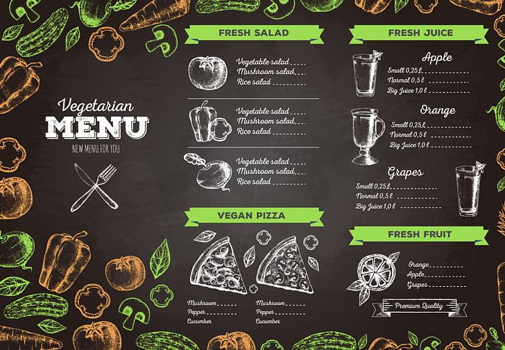 Vegetarian Cuisine Menu Cafe Drawing Food PNG, Clipart, Brand, Chocolate Syrup, European Cuisine, Font, Food Menu Free PNG Download