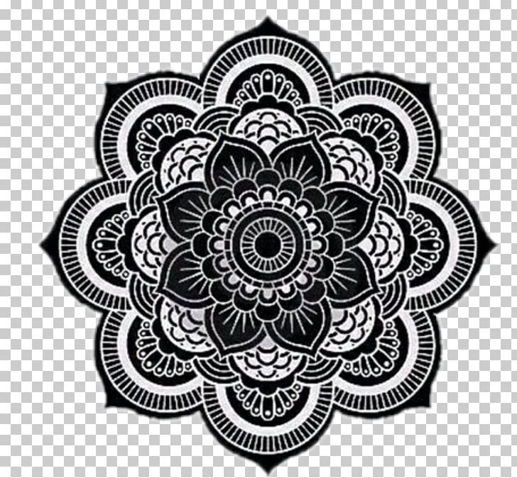 Mandala Sticker PNG, Clipart, Autocad Dxf, Black And White, Circle, Doily, Drawing Free PNG Download