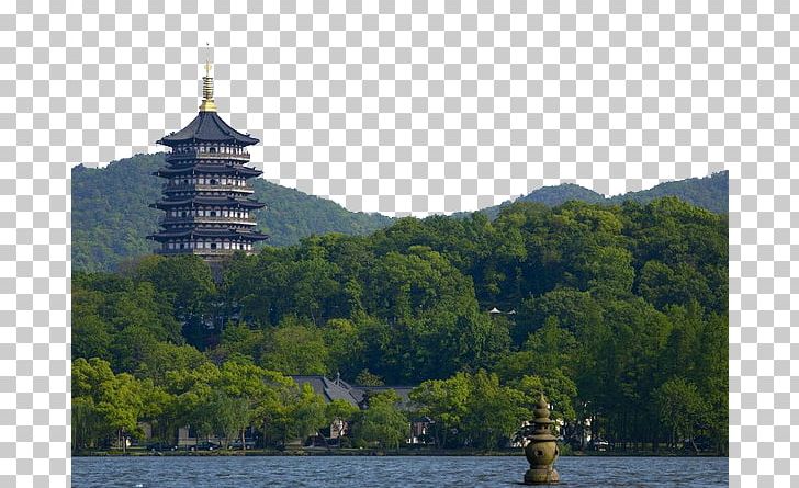 West Lake Three Pools Mirroring The Moon Leifeng Pagoda Loch PNG, Clipart, Blue, Bridge, Broken, Building, Cruise Free PNG Download