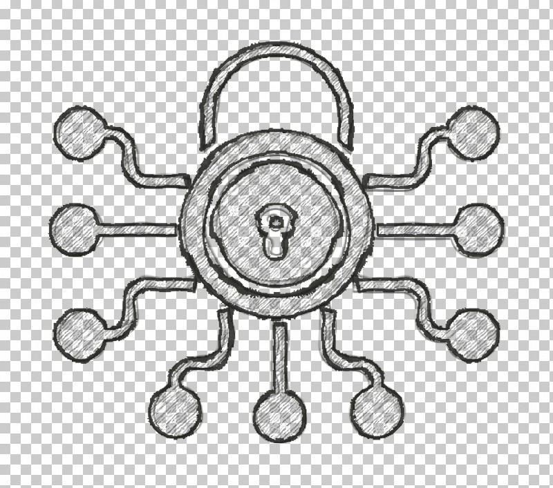 Cyber Icon Encrypt Icon Secure Icon PNG, Clipart, Circle, Cyber Icon, Encrypt Icon, Line Art, Secure Icon Free PNG Download