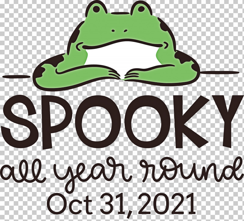 Spooky Halloween PNG, Clipart, Frogs, Green, Halloween, Line, Logo Free PNG Download