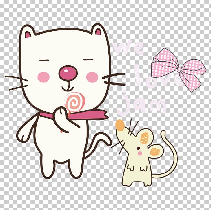 Cat Kitten Cartoon PNG, Clipart, Animal, Animals, Art, Artwork, Bow Free PNG Download