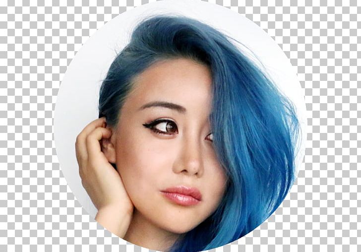 Wengie Hair Coloring Blue Hair Hairstyle PNG, Clipart, Beauty, Black Hair, Blue, Blue Hair, Brown Hair Free PNG Download