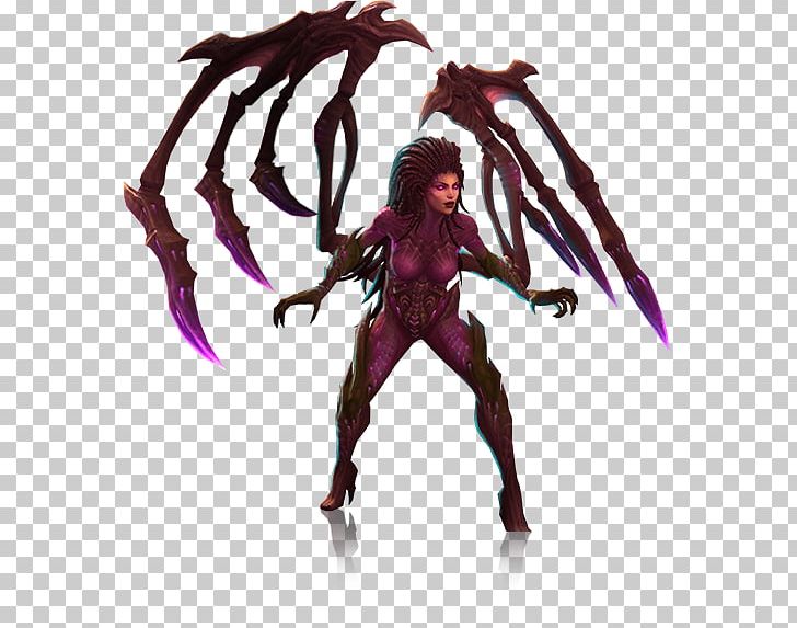 StarCraft II: Wings Of Liberty Heroes Of The Storm Sarah Kerrigan Blizzard Entertainment PNG, Clipart, Action Figure, Cost, Demon, Fictional Character, Figurine Free PNG Download