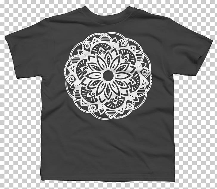 Printed T-shirt Hoodie Clothing PNG, Clipart, Black, Brand, Circle, Clothing, Floral Free PNG Download