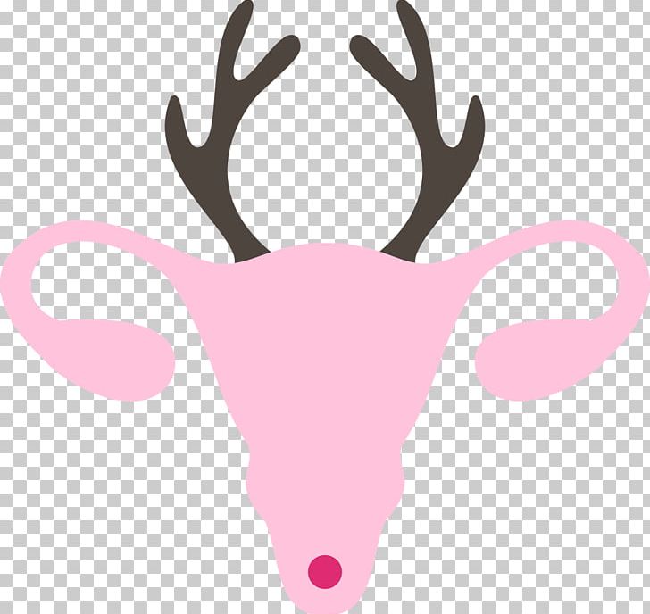 Reindeer Antler Snout Pink M PNG, Clipart, Antler, Cartoon, Deborah, Deer, Female Reproductive System Free PNG Download