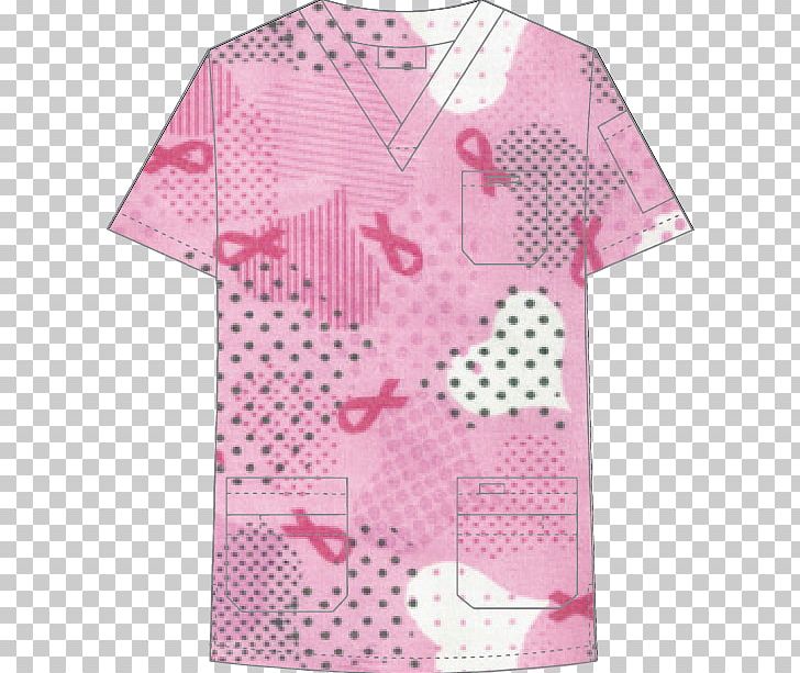Polka Dot Sleeve T-shirt Textile Pattern PNG, Clipart, Clothing, Magenta, Outerwear, Pattern Techno, Pink Free PNG Download