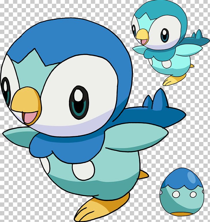 Piplup Pokémon Chimchar PNG, Clipart, Area, Art, Artwork, Beak, Bird Free PNG Download