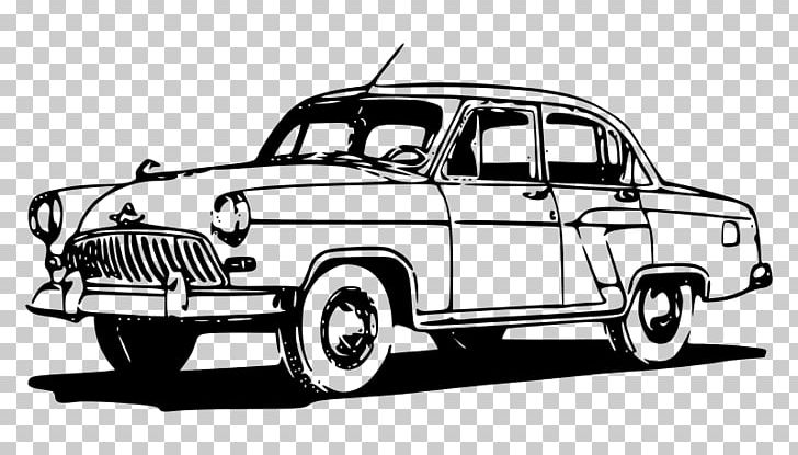 Classic Car GAZ-21 Ford Motor Company PNG, Clipart, Antique Car, Automotive Design, Black And White, Brand, Car Free PNG Download