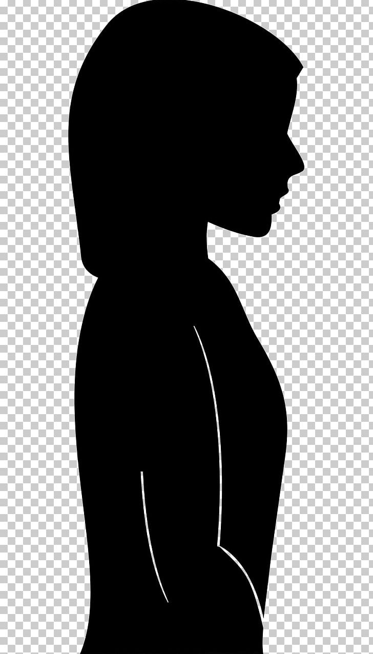 Silhouette Drawing Woman Homo Sapiens PNG, Clipart, Animals, Arm, Black, Black And White, Drawing Free PNG Download