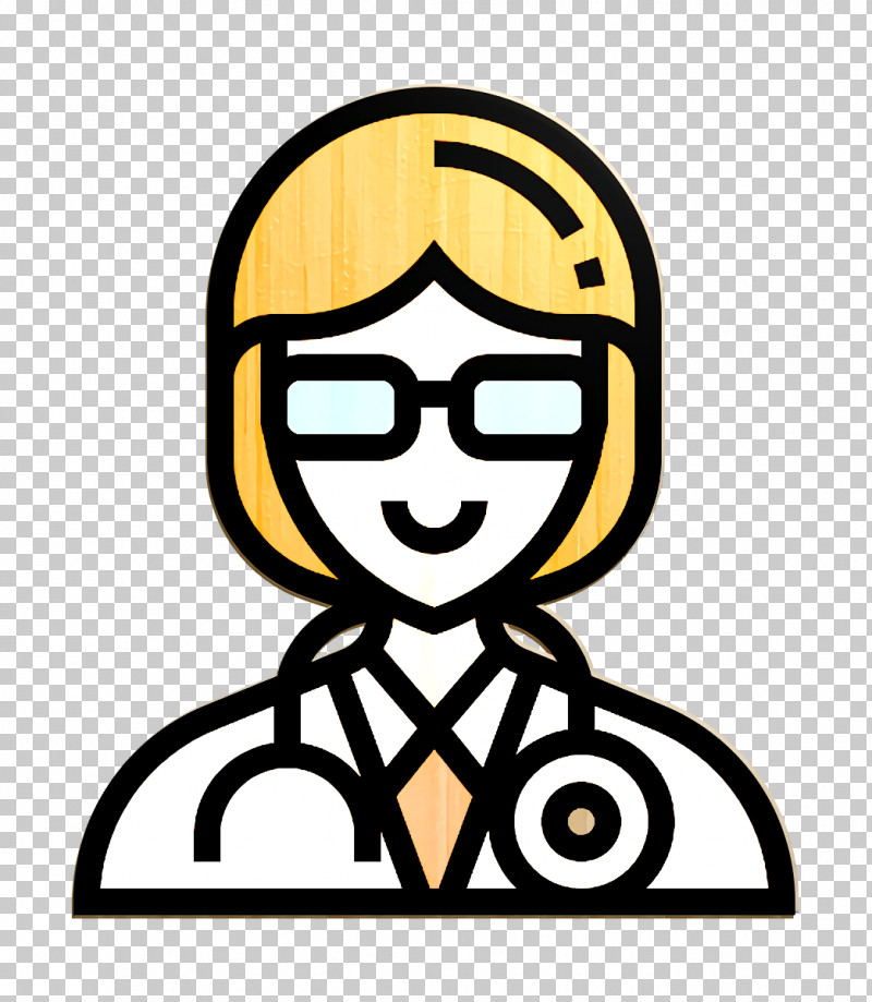 Careers Women Icon Doctor Icon PNG, Clipart, Careers Women Icon, Doctor Icon, Line, Line Art, Smile Free PNG Download
