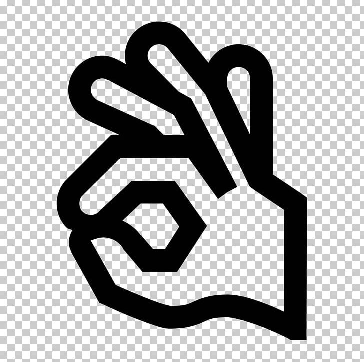Computer Icons OK Symbol Index Finger PNG, Clipart, Area, Black And White, Brand, Computer Icons, Finger Free PNG Download