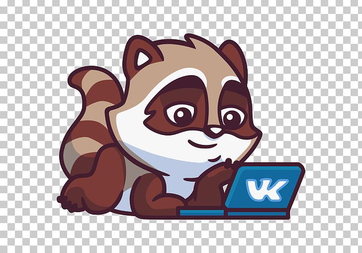 Raccoons VKontakte Sticker Telegram PNG, Clipart, Bear, Carnivoran, Cartoon, Cat, Cat Like Mammal Free PNG Download