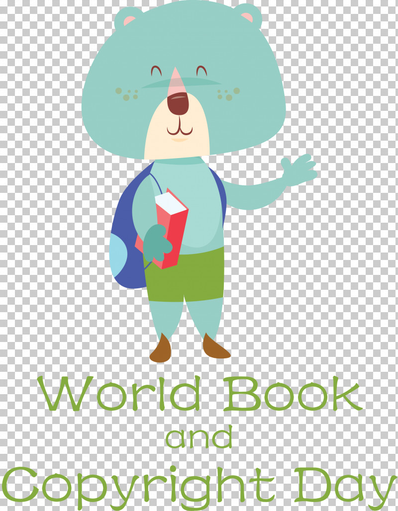 World Book Day World Book And Copyright Day International Day Of The Book PNG, Clipart, Behavior, Cartoon, Green, Happiness, Line Free PNG Download