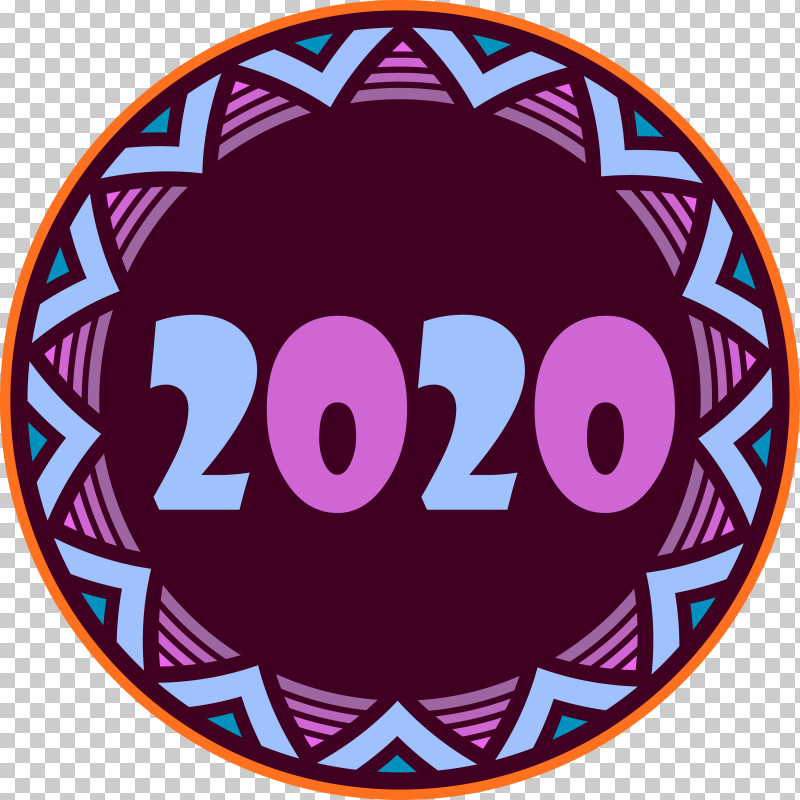 Happy New Year 2020 New Years 2020 2020 PNG, Clipart, 2020, Circle, Happy New Year 2020, Magenta, New Years 2020 Free PNG Download