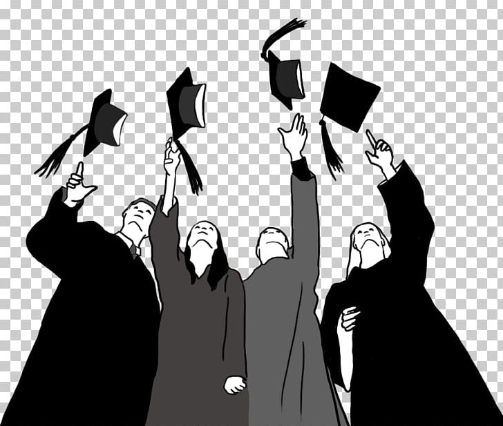 Graduation Ceremony Square Academic Cap Graduate University Drawing PNG, Clipart, Black And White, College, Communication, Diploma, Drawing Free PNG Download