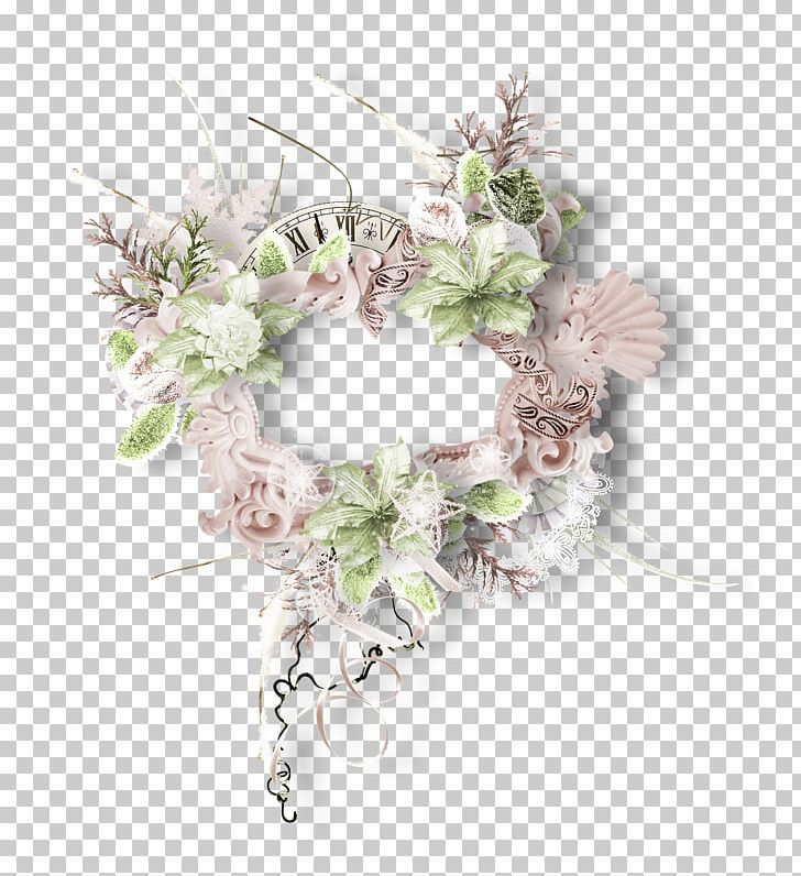 Digital Scrapbooking Floral Design Wreath Frames PNG, Clipart, Albom, Artificial Flower, Cut Flowers, Decor, Digital Scrapbooking Free PNG Download