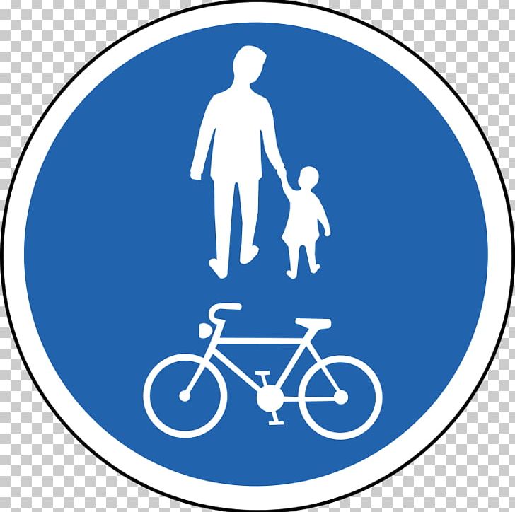 Traffic Sign Stock Photography Road Bicycle Pedestrian PNG, Clipart, Area, Bicycle, Blue, Brand, Circle Free PNG Download