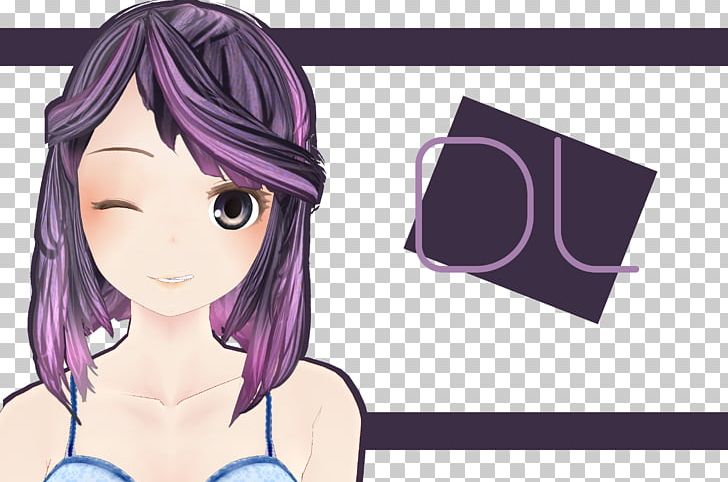 Black Hair Hair Coloring Hairstyle MikuMikuDance PNG, Clipart, Anime, Art, Beauty Parlour, Black Hair, Brown Hair Free PNG Download