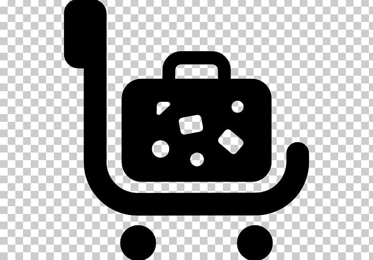Baggage Suitcase Computer Icons Travel Trolley PNG, Clipart, Baggage, Baggage Cart, Black, Black And White, Clothing Free PNG Download