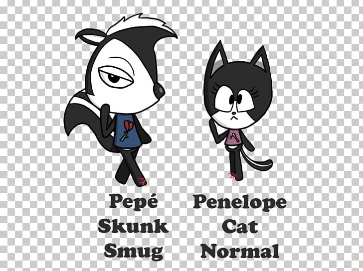 Penelope Pussycat Whiskers Pepé Le Pew Looney Tunes PNG, Clipart, Animals, Art, Artwork, Black, Black And White Free PNG Download