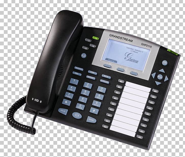 Grandstream Networks VoIP Phone Business Telephone System Voice Over IP PNG, Clipart, Answering Machine, Business Telephone System, Caller Id, Communication, Corded Phone Free PNG Download