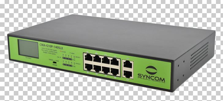 Gigabit Ethernet Network Switch Small Form-factor Pluggable Transceiver Power Over Ethernet Computer Network PNG, Clipart, 19inch Rack, Computer Network, Computer Port, Electronic Device, Ieee 8023at Free PNG Download