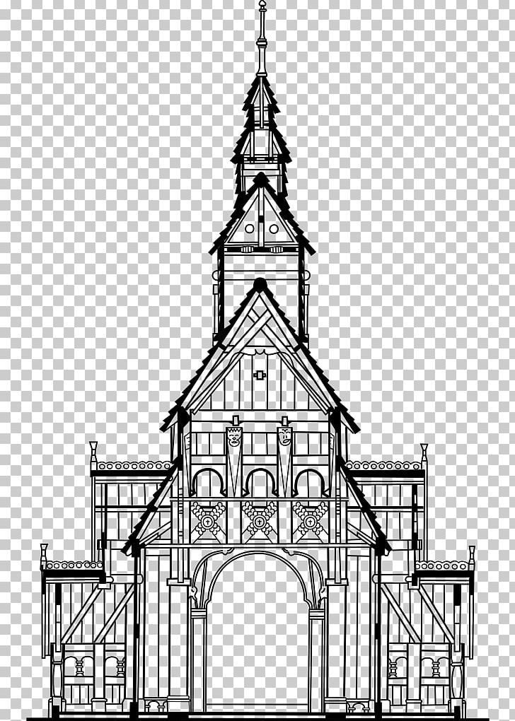 Gol Stave Church Steeple Medieval Architecture PNG, Clipart, Architecture, Basilica, Black And White, Building, Cathedral Free PNG Download