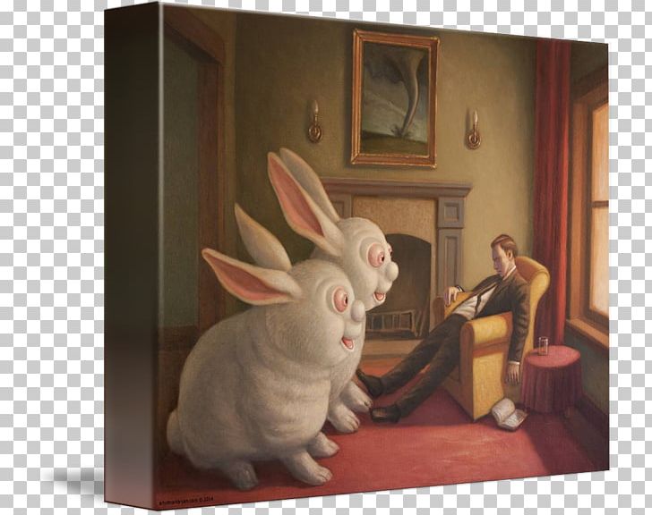 Painting Surrealism Art Painter Rabbit PNG, Clipart, Art, Fantastic Art, Humour, Lowbrow, Mammal Free PNG Download