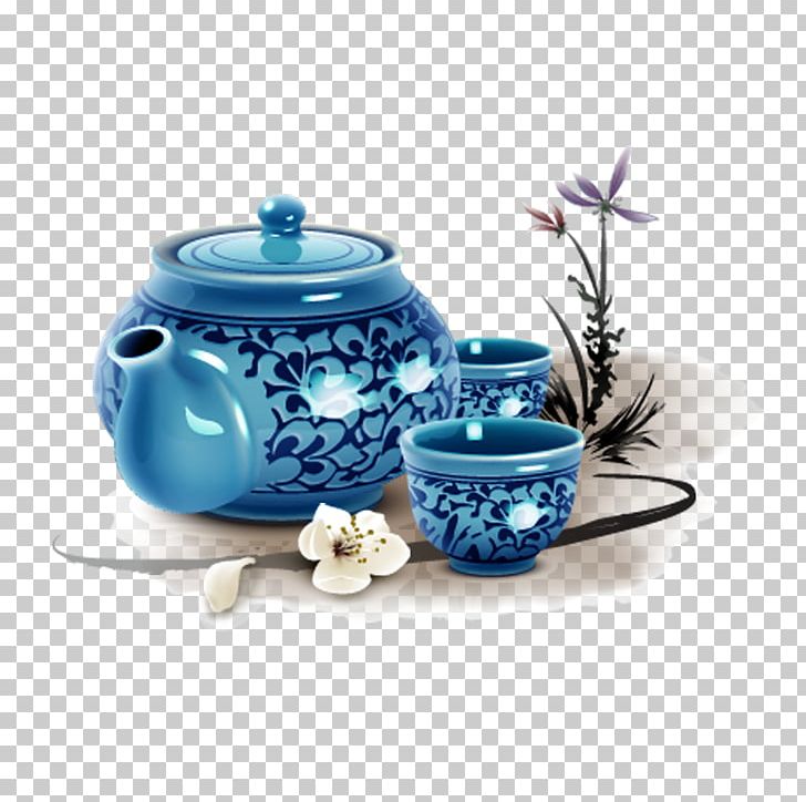 Green Tea PNG, Clipart, Blue, Blue And White, Blue Background, Blue Flower, Ceramic Free PNG Download