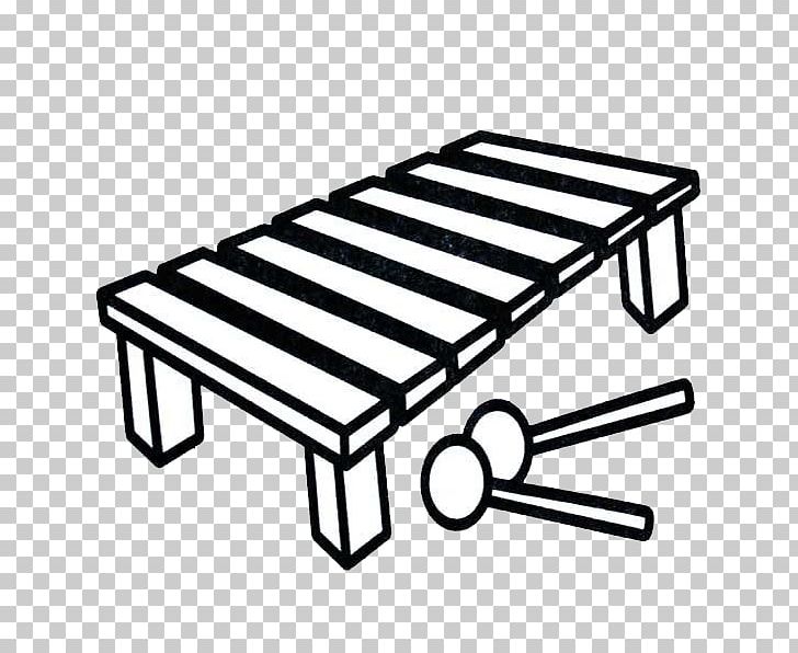 Xylophone Musical Instrument Percussion PNG, Clipart, Action Figure, Angle, Black And White, Cartoon, Chair Free PNG Download