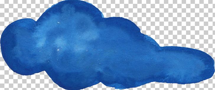 Blue Watercolor Painting Drawing PNG, Clipart, Blue, Brush, Cloud, Cloud Elements, Cobalt Blue Free PNG Download