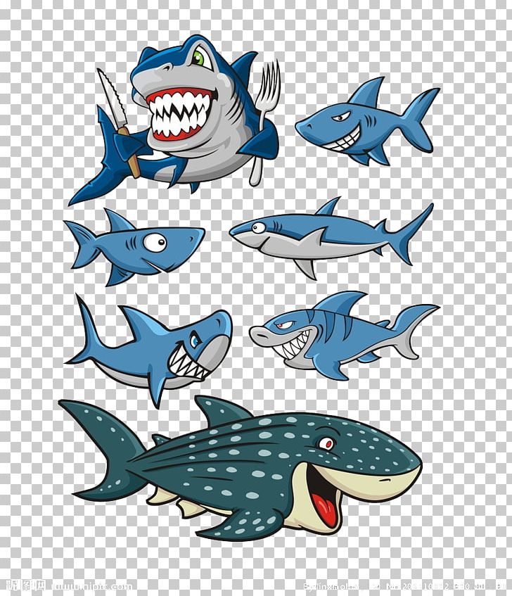 Shark Cartoon Fish PNG, Clipart, Animals, Animation, Balloon Cartoon, Blue, Cartoon Free PNG Download