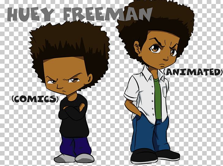 Huey Freeman Riley Freeman The Boondocks Comic Strip PNG, Clipart, Animated Film, Boondocks, Boondocks Season 1, Boy, Cartoon Free PNG Download