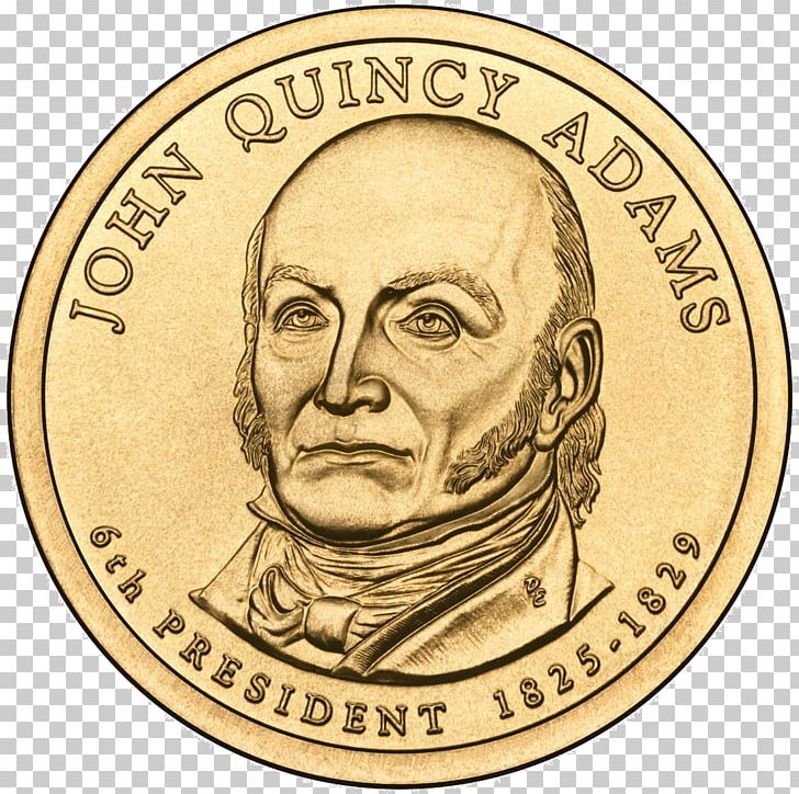 John Quincy Adams Philadelphia Mint Presidential $1 Coin Program Dollar Coin PNG, Clipart, Cash, Coin, Coins, Currency, Diplomat Free PNG Download