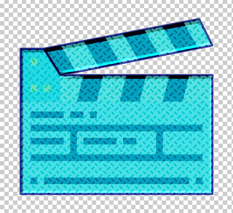 Cinema Icon Film Director Icon Clapperboard Icon PNG, Clipart, Aqua, Blue, Cinema Icon, Clapperboard Icon, Electric Blue Free PNG Download