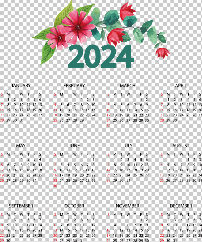 Floral Design PNG, Clipart, Calendar, Calendar Year, Common Year, Floral Design, Flower Free PNG Download