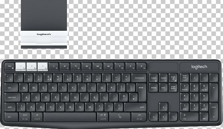 Computer Keyboard Laptop Computer Mouse Bluetooth Keyboard Logitech K375s Multi-Device Graphite Logitech K375s Multi-Device Wireless Keyboard PNG, Clipart, Computer, Computer Keyboard, Device, Electronic Device, Electronics Free PNG Download