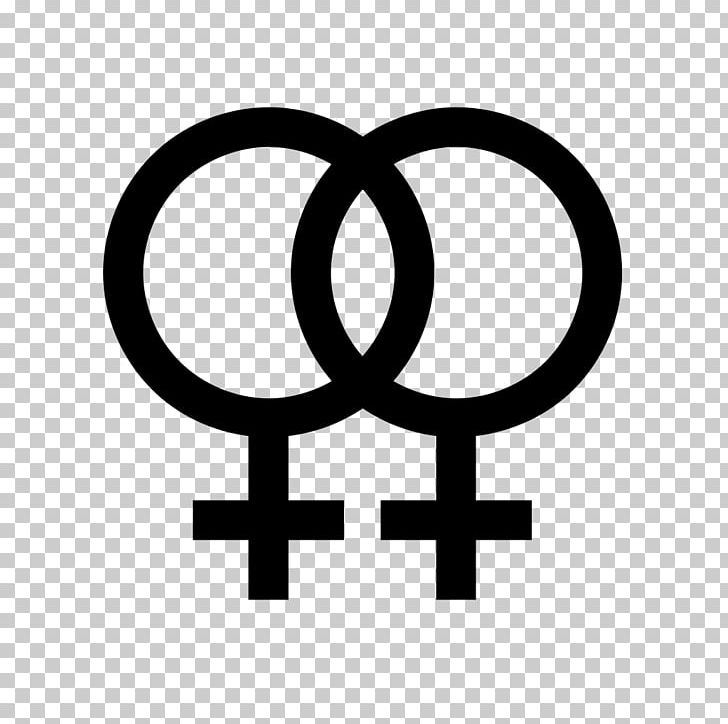 Gender Symbol Lesbian LGBT Symbols Female PNG, Clipart, Area, Black And White, Brand, Circle, Double Free PNG Download