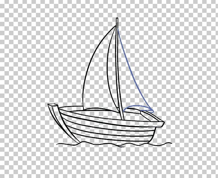 Drawing Sailboat Sketch PNG, Clipart, Art, Black And White, Boat, Boating, Brigantine Free PNG Download