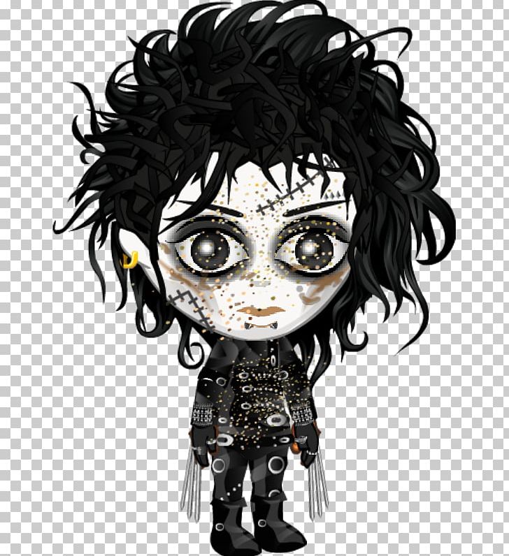 YoWorld Character Cartoon Goth Subculture Fiction PNG, Clipart, Black And White, Cartoon, Character, Cosplay, Edward Scissorhands Free PNG Download