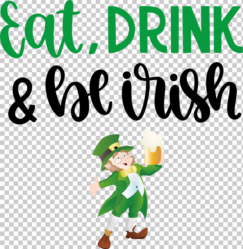 St Patricks Day Saint Patrick Eat Drink And Be Irish PNG, Clipart, Drawing, Duende, Holiday, Irish People, Leprechaun Free PNG Download